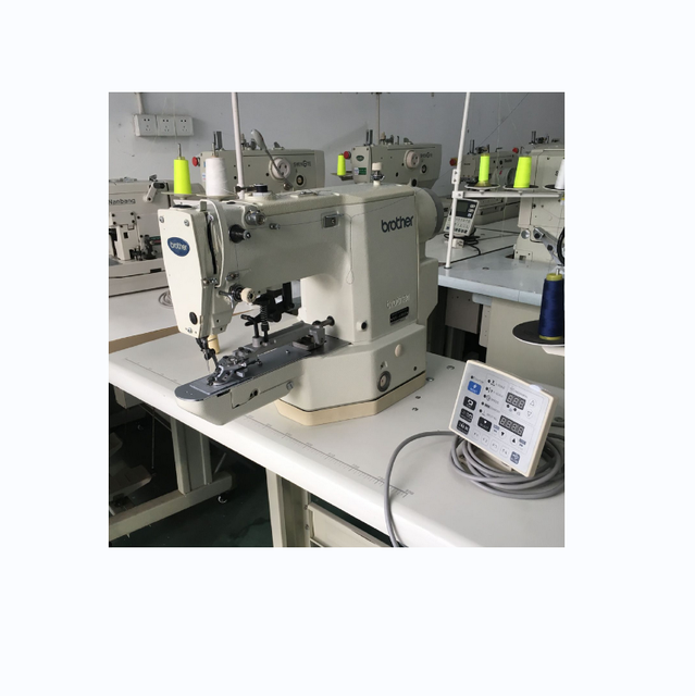 High Speed Used Brother 438 Button Attaching Industrial Sewing Machine