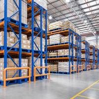 Étagère de stockage en acier 3000 kg, rayonnage industriel robuste, optimisation de l'espace, haute densité, conception 3D gratuite