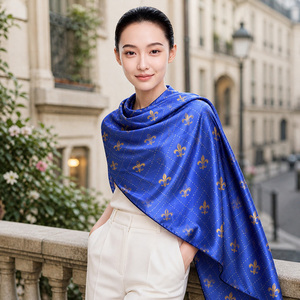 Chal de Satén Largo y Ancho de Lujo, 69x140cm, con Tacto de Seda, para Sublimación, Elegante Bufanda de Noche para Regalo Diplomático y Banquete - Product Image 3