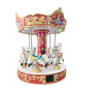 Pusat Permainan anak-anak yang dioperasikan koin <span class=keywords><strong>3</strong></span> kursi mesin korsel kuda Mini untuk permainan anak-anak untuk hiburan dalam ruangan - Product Image 2