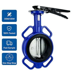 Valvola a Farfalla ODM in Ghisa Sferoidale con Seduta in Gomma, Tipo Wafer, 6 Pollici, Manuale, 10 Bar, <span class=keywords><strong>per</strong></span> Tubazioni e Condutture - Product Image 1