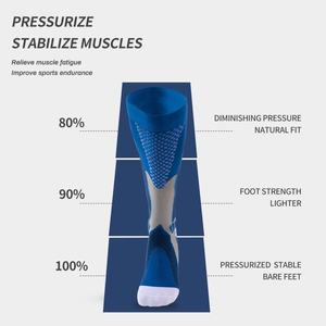 Calcetines Deportivos con Logotipo Personalizado, Compresión para Correr, Ciclismo, Fitness, Jacquard Elástico, Venta al por Mayor, Atléticos, para Hombre y Mujer, Color Rosa - Product Image 3