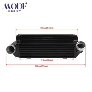 Intercooler à plaques haute <span class=keywords><strong>performance</strong></span> pour BMW N54 <span class=keywords><strong>135i</strong></span> 335i Z4 E82 E88 E89 E90, système de refroidissement turbo à montage frontal à montage direct - Product Image 2