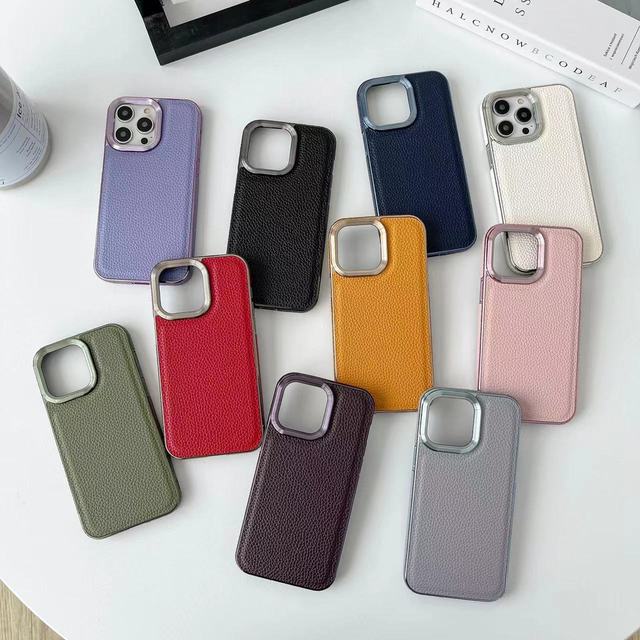 Luxury Leather Mobile Phone Bags Cases for iPhone 17Pro Max