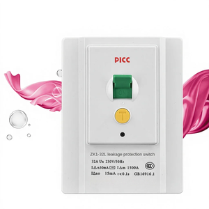 <span class=keywords><strong>Disjoncteur</strong></span> de protection contre les fuites Type 86 32A 40A Installation encastrée pour climatiseur et <span class=keywords><strong>chauffe</strong></span>-<span class=keywords><strong>eau</strong></span> Réseau 2,4 GHz LX-40 - Product Image 1