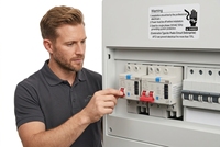 Disjoncteur miniature à faible tension contre les arcs électriques 4,5 KA PA66 certifié CE Protection IP65 Montage sur rail DIN AFDD AFCI
