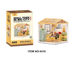 Trẻ Em Của DIY Handmade Nhà Ánh Sáng Xây Dựng Khối Cảnh 3D Câu Đố-Trẻ Em Của Giáo Dục Lắp Ráp Đồ Chơi Quà Tặng - Product Image 6