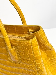 Sac à main authentique en cuir de crocodile du Nil – Sac à bandoulière élégant pour femme |   Sac à main exotique haut de gamme - Product Image 6