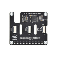 Carte de développement Raspberry Pi 5 à double canal USB Type-C avec adaptateur FFC pour convertisseur DC/DC, système d'exploitation Linux