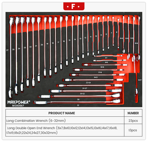 Tủ dụng cụ di động MAXPOWER 368 món, 6 ngăn kéo, dành cho gara, sửa chữa ô tô - Product Image 3