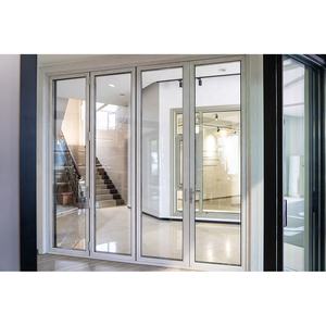 Porte pliante en accordéon double verre blanc de meilleure qualité Portes pliantes en aluminium - Product Image 2