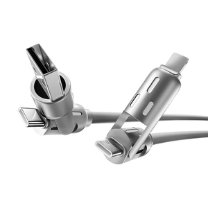 2025 mới 4-in-1 USB Loại C Cáp CE ROHS chứng nhận ánh sáng Cáp 3ft 240W PD sạc nhanh - Product Image 4