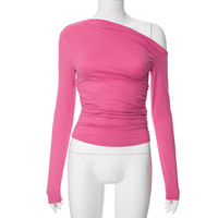 Blusas elegantes de manga larga para mujer, blusas de Primavera de estilo francés, blusas de ropa para mujer