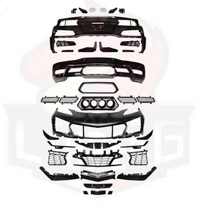 Kit carrosserie pour <span class=keywords><strong>Chevrolet</strong></span> <span class=keywords><strong>Corvette</strong></span> C8 Mise à niveau vers le style Z06 Matériau PP Grille de pare-chocs avant et arrière Jupe latérale Kit de voiture - Product Image 1