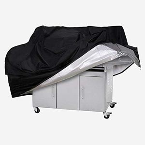 Housse de barbecue au charbon de bois de grande taille en Oxford imperméable et résistant au vent personnalisée 67 pouces pour une utilisation en extérieur - Product Image 1
