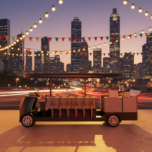 Vélo <span class=keywords><strong>de</strong></span> fête tandem électrique à assistance au pédalage, freins à disque hydrauliques, capacité <span class=keywords><strong>de</strong></span> charge <span class=keywords><strong>de</strong></span> 5000 kg, vélo multifonctionnel pour la vente <span class=keywords><strong>de</strong></span> nourriture et <span class=keywords><strong>de</strong></span> boissons - Product Image 4