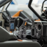 OMFOX KTC300SC H Monitor Active Noise Reduction Automobile Race Ear Shield avec ENC & one Earphone Cascade Connection