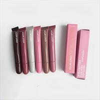 Gloss à lèvres aux peptides, cosmétiques brillants sous marque privée, maquillage pour les lèvres, rouge à lèvres, OEM ODM, 21 nuances de couleurs, teinte à lèvres aux peptides