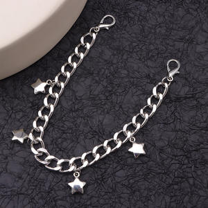 Cadena para Zapatos con Colgante de Estrella de Acero Inoxidable, Accesorio de Moda para Botas, Otoño 2024, Origen Yiwu - Product Image 3