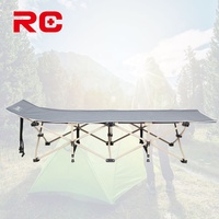 Cama de Campaña Plegable Compacta, Cama Plegable Ligera para Exteriores con Tela Impermeable, Bolsa de Almacenamiento y Diseño de Montaje Rápido