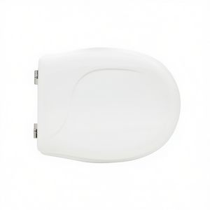 Siège de toilette compact Rossari 51 cm de longueur, blanc, charnières à boucle pour WC pour personnes à mobilité réduite Pontegiulio - Product Image 3