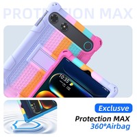 Étui de protection robuste pour IPlay MINI 4 Pro/ IPlay 80 Mini Turbo 8,8 pouces, support de tablette en silicone et PC antichoc avec support pliable