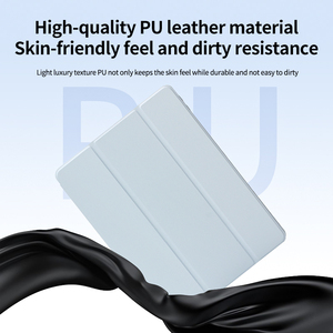 <span class=keywords><strong>Coque</strong></span> arrière en PU souple à trois volets violets pour <span class=keywords><strong>iPad</strong></span> Pro 11 [1ère génération] étui de protection en PU dur intelligent pour A1980 A1934 A2013 - Product Image 3