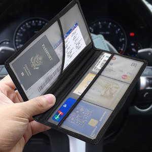 Support pour Documents de Voiture en Cuir PU Premium, Étui de Protection pour Carte Grise, <span class=keywords><strong>Assurance</strong></span> et Permis de Conduire - Product Image 6