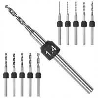 Outil de perçage pour PCB, micro-foret à pointe en carbure de tungstène non revêtu, tige de 3/32 pouces, pour maçonnerie, marteau perforateur, carottage de béton, ambre