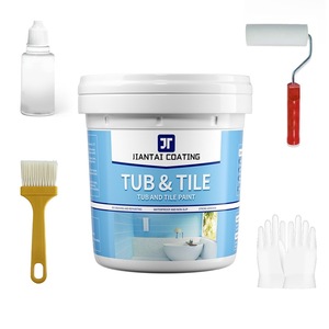 Pintura para Azulejos Acrílicos para Renovación de Bañeras y Pisos de Baños - Pintura de Cambio de Color a Base de Agua - Product Image 1