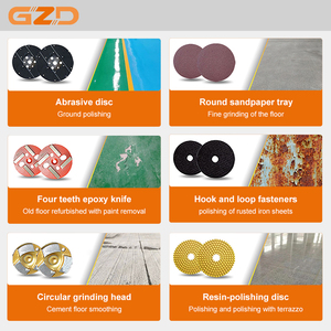 Factory Sale Sandpaper Sponge Diamond Millstone Concrete <strong>Floor</strong> Grinder and Polisher with Vacuum - Product Image 5