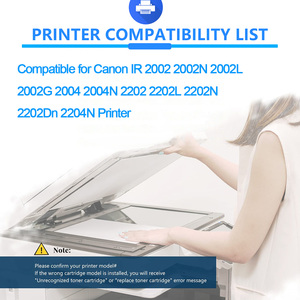 Cartouche de toner Canon NPG-59 compatible avec les imprimantes Canon iR2206N, 2202DN, 2204AD, 2002L, 2206AD, 2425, GPR-45, C-EXV42 - Product Image 6