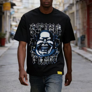 T-shirts THAT'S T Shirts AWFUL en gros, style Hip Hop, couleur unie, manches courtes, 100% coton, coupe oversize, pour homme et garçon - Product Image 5