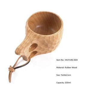 Tasse Kuksa en bois naturel faite à la main pour le bureau et la maison pour le service d'eau de lait de café de thé pour la rentrée scolaire - Product Image 4