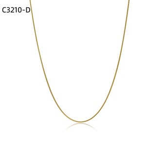 Collar de Cadena Amy Snake, Plata 925, Minimalista, para Uso Diario de Mujer, C3210 - Product Image 4