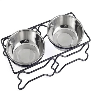 Comedero para Mascotas de Acero Inoxidable, Grueso, Duradero y de Gran Capacidad, para Perros y Gatos, para el Hogar y Viajes, Alimentación sin Desorden - Product Image 1