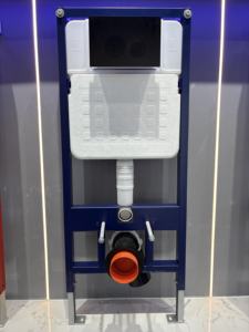 SS-004 Panneau de chasse d'eau mural en acier inoxydable 304 noir mat, design moderne, double chasse, écologique, actionneur à commande manuelle - Product Image 5