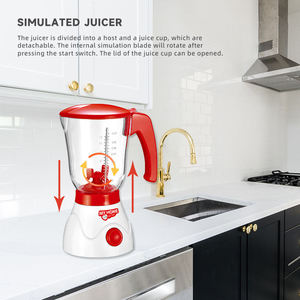 Juguete de Cocina Educativo para Niños Mayores de 3 Años, Juego de Jugos de Juguete con Licuadora Desmontable y Frutas, Juguete de Imitación Más Vendido - Product Image 4