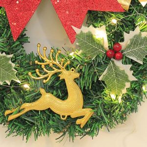 Best-selling PVC Christmas <b>Wreath</b> with Red Bows 30/40/50/60cm for Christmas Decoration - Product Image 3