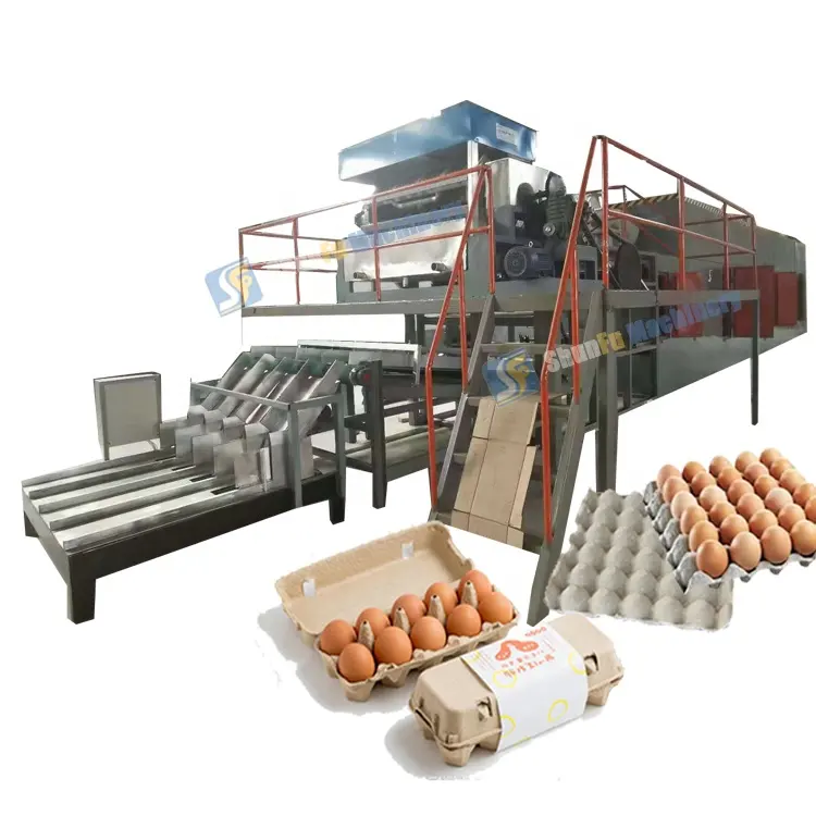 Qinyang Shunfu طبق البيض الورقي صنع آلة تصدير إلى صربيا