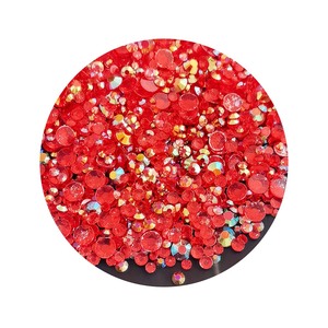 Transparent clair 3/4/6mm Flatback <span class=keywords><strong>strass</strong></span> acrylique gemme <span class=keywords><strong>paillettes</strong></span> cristaux pour Nail Art <span class=keywords><strong>et</strong></span> vêtement déco pour la fabrication de bijoux - Product Image 2