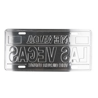 Vente chaude Cadre de plaque d'immatriculation de voiture en alliage de zinc moderne écologique personnalisé pour cadeaux promotionnels