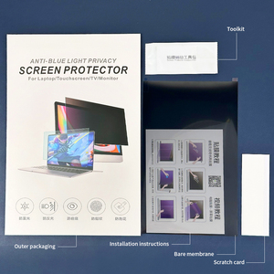 Film de confidentialité pour écrans d'ordinateur portable adapté aux écrans de 13,3, 14,2, 15,6 et 16 pouces, offrant un <span class=keywords><strong>filtre</strong></span> de confidentialité anti-espionnage - Product Image 6