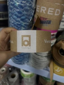 Thứ tự tối thiểu của 10 cuộn biểu tượng tùy chỉnh in <span class=keywords><strong>Bopp</strong></span> Kraft băng nước kích hoạt đồng bằng dệt Duct Băng thương hiệu băng - Product Image 3