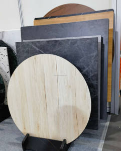 Lifepursue Base en aluminium <span class=keywords><strong>Bistrot</strong></span> <span class=keywords><strong>Table</strong></span> à manger intérieure et extérieure en HPL <span class=keywords><strong>de</strong></span> qualité commerciale - Product Image 3