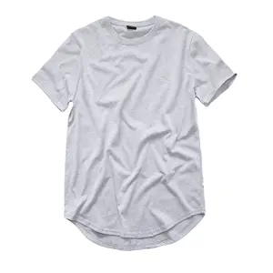 대마 의류 제조 업체 사용자 정의 티셔츠 빈 코튼 100% 곡선 밑단 t 셔츠 사용자 정의 인쇄 티셔츠 옴므 도매