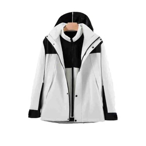 Ropa de Trabajo para Exteriores, Chaqueta de Montañismo 3 en 1 Desmontable, Resistente al Viento y al Frío, Unisex, Manga Larga, Relleno de Poliéster - Product Image 4