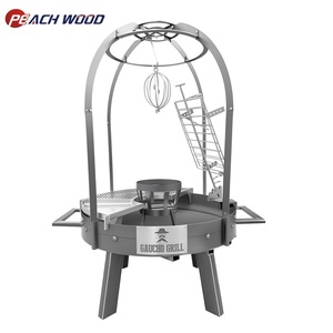 Parrilla de Carbón para Exteriores Estilo <span class=keywords><strong>Argentino</strong></span> de Acero Corten - Product Image 3