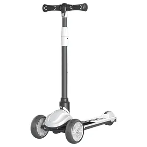 HONG DUO Scooter for Kids Toddlers Scooters 3 Wheels Kick Scooter Lean to Steer with PU Flashing Wheels