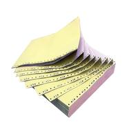 Papel Continuo Sin Carbón Multicapa de la Marca Zero Card, de 1 a 6 Capas, en Varios Colores, para Facturas, Facturas Fiscales y Formularios de Oficina